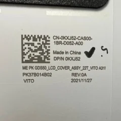 Top LCD back cover 0KXJ52 PK37B014B02 for Dell Alienware X15 R1 R2 €49.50