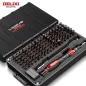 DELIXI ELECTRIC 107-in-1 Präzisions-Schraubendreher-Set mit S2+CRV Stahlbits und starker Magnetisierung – Ideal für Reparaturen von Telefonen, Tablets, Spielzeug und Elektronik