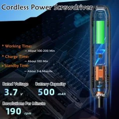 Destornillador Eléctrico de Precisión JAKEMY JM-8193 180 en 1