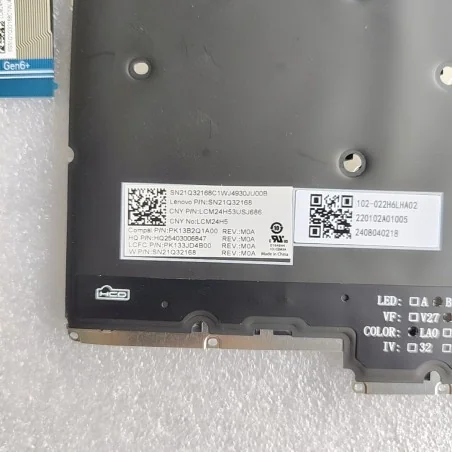 US-Englisches Tastatur SN21Q32168 LCM24H5 für Lenovo ThinkBook 16 G7
