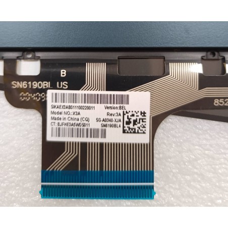 Teclado francés BEL SG-A0340-XJA SN6190BL4 para HP Spectre X360 13-AW TPN-Q225