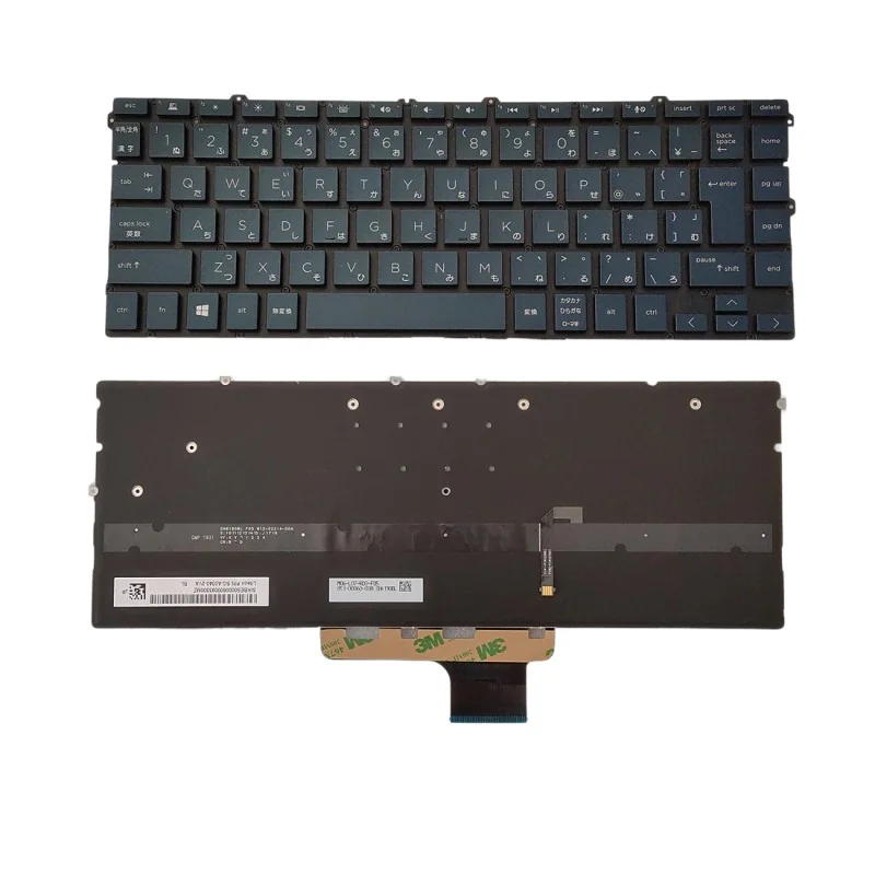 JP Japanese Keyboard SG-A0340-2VA SN6190BL4 for HP Spectre X360 13-AW TPN-Q225
