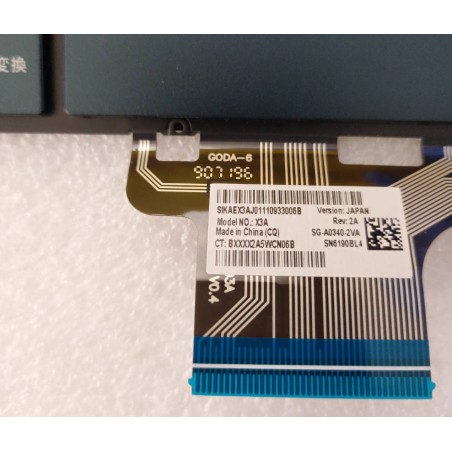 Teclado japonés JP SG-A0340-2VA SN6190BL4 para HP Spectre X360 13-AW TPN-Q225