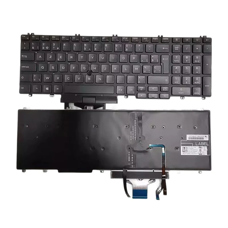 Teclado francés BEL 0VPY1D SG-97710-2JA para Dell Latitude 5500 5501 5510 / Precision 3540 3541 (con retroiluminación) Teclado francés BEL 0VPY1D SG-97710-2JA para Dell Latitude 5500 5501 5510 / Precision 3540 3541 (con retroiluminación)