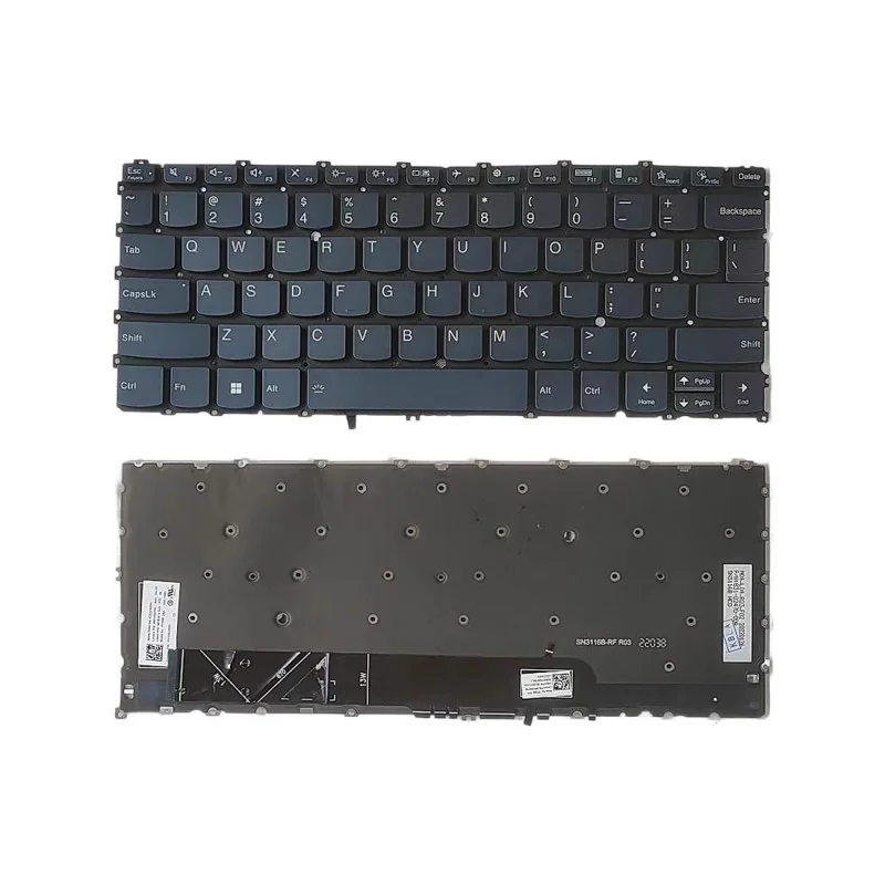 US English Keyboard SN21G94794 SG-B2412-XUA for Lenovo Yoga 6 13ABR8 / 13ALC7 (Backlit) US English Keyboard SN21G94794 SG-B2412-XUA for Lenovo Yoga 6 13ABR8 / 13ALC7 (Backlit)