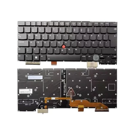 Swedish Backlit Keyboard SN3B02B00 for Lenovo ThinkPad X1 Yoga 2024 – OEM Replacement