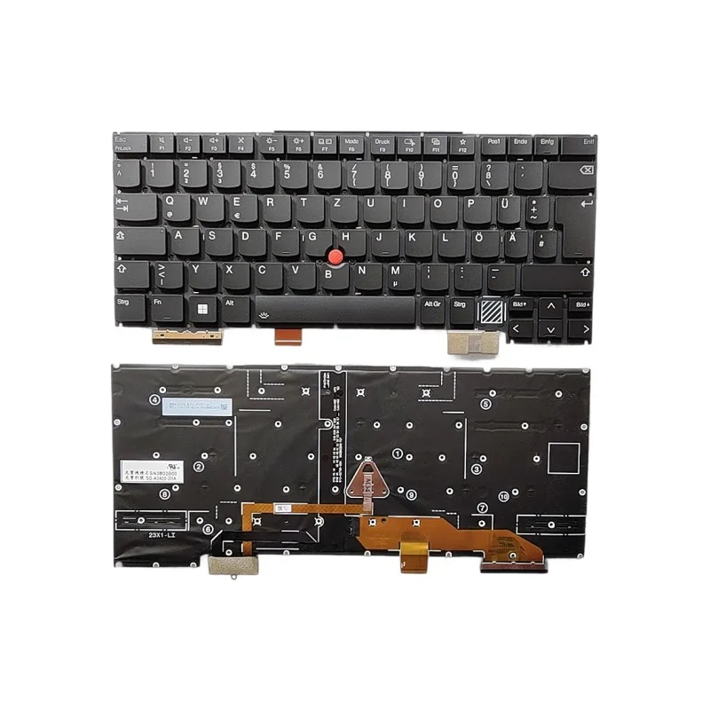 GR German Keyboard SN3B02B00 SG-A3420-2DA for Lenovo ThinkPad X1 Yoga 2024 (Backlit) GR German Keyboard SN3B02B00 SG-A3420-2DA for Lenovo ThinkPad X1 Yoga 2024 (Backlit)