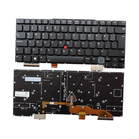 Icelandic Backlit Keyboard SN3B02B00 for Lenovo ThinkPad X1 Yoga 2024 – OEM Layout