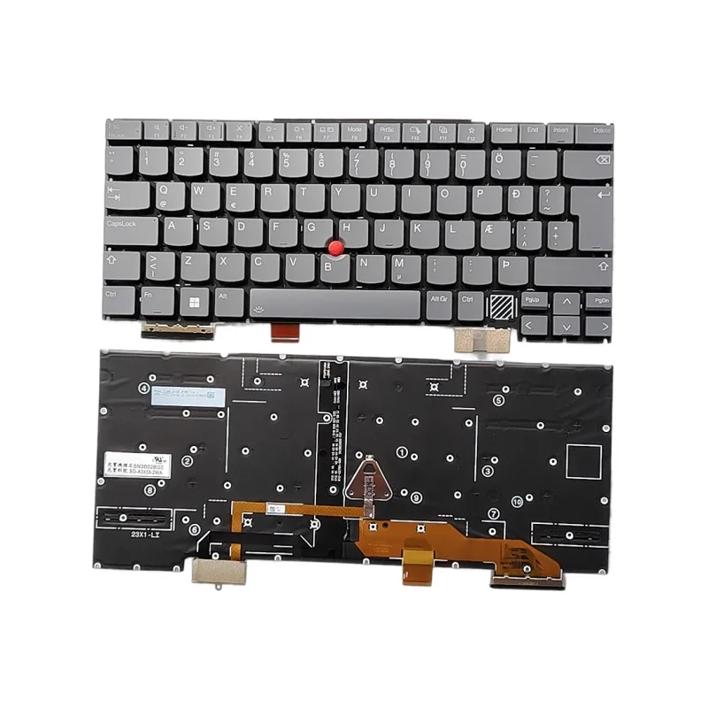 IC Icelandic Keyboard SN3B02BG0 SG-A3430-2WA for Lenovo ThinkPad X1 Yoga 2024 (Backlit) IC Icelandic Keyboard SN3B02BG0 SG-A3430-2WA for Lenovo ThinkPad X1 Yoga 2024 (Backlit)
