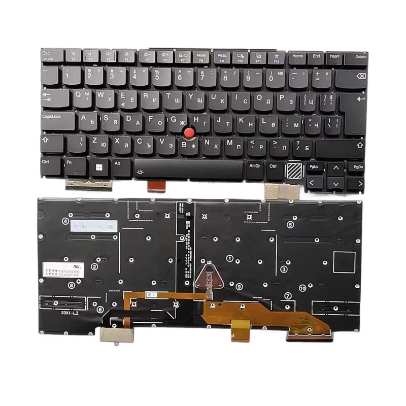 Teclado búlgaro BG SN3B02B00 SG-A3420-27A para Lenovo ThinkPad X1 Yoga 2024 (con retroiluminación) Teclado búlgaro BG SN3B02B00 SG-A3420-27A para Lenovo ThinkPad X1 Yoga 2024 (con retroiluminación)