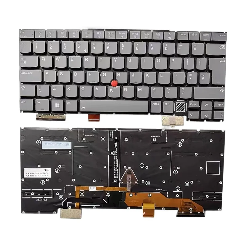 UK English Keyboard SN3B02BG0 SG-A3430-2KA for Lenovo ThinkPad X1 Yoga 2024 (Backlit) UK English Keyboard SN3B02BG0 SG-A3430-2KA for Lenovo ThinkPad X1 Yoga 2024 (Backlit)