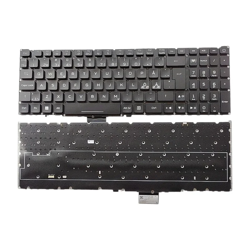 Teclado NE nórdico sueco finlandés noruego danés ACM21H8 para Acer Predator Helios 16 PH16-71 / N23Q1 (Retroiluminado RGB) Teclado NE nórdico sueco finlandés noruego danés ACM21H8 para Acer Predator Helios 16 PH16-71 / N23Q1 (Retroiluminado RGB)