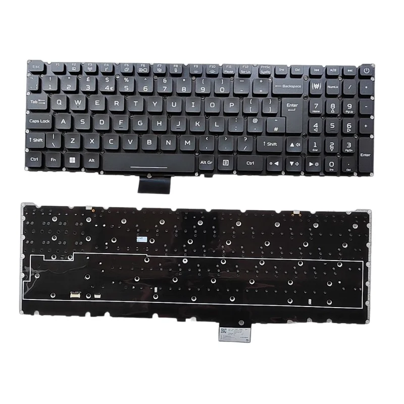 Teclado inglés UK ACM21H8 para Acer Predator Helios 16 PH16-71 / N23Q1 (Retroiluminado RGB) Teclado inglés UK ACM21H8 para Acer Predator Helios 16 PH16-71 / N23Q1 (Retroiluminado RGB)