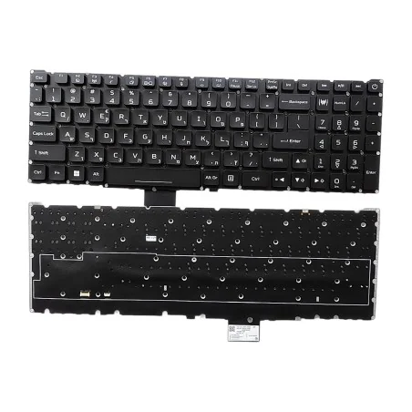 Clavier hébreu RGB ACM21H8 pour Acer Helios 16 – Disposition HB OEM