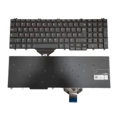 Teclado francés canadiense ACNOR 0RNNKP SG-97610-23A para Dell Latitude 5500 / 5501 / 5510, Precision 3540 / 3541
