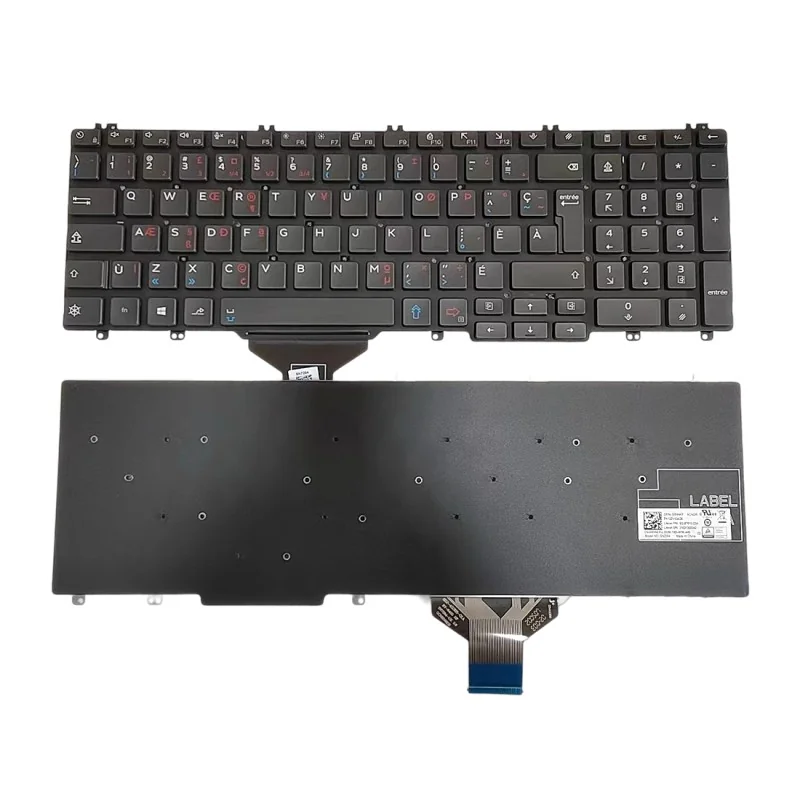 ACNOR Canadian French Keyboard 0RNNKP SG-97610-23A for Dell Latitude 5500 / 5501 / 5510, Precision 3540 / 3541 ACNOR Canadian French Keyboard 0RNNKP SG-97610-23A for Dell Latitude 5500 / 5501 / 5510, Precision 3540 / 3541