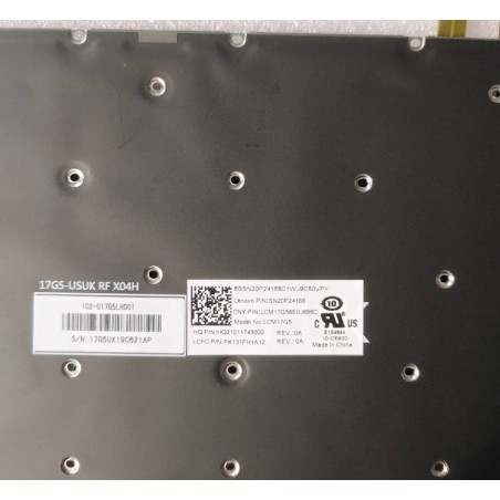 Spanische Tastatur SP SN20P24168 PK131FH1A12 LCM17G5 für Lenovo IdeaPad 720s-15IKB, 720S Touch-15IKB (Mit Hintergrundbeleuchtung)