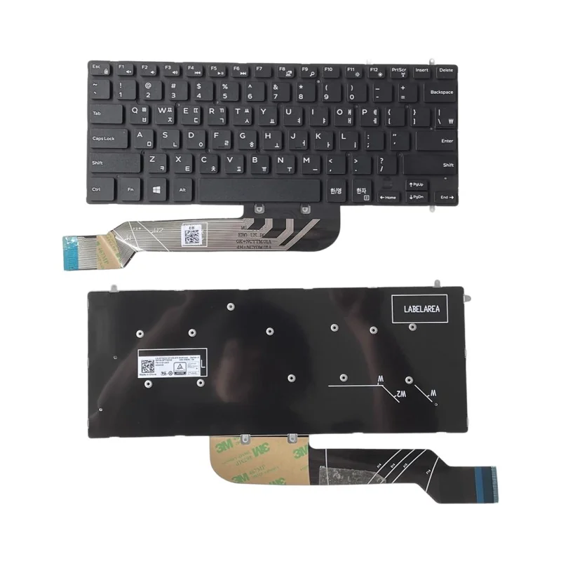 KR Korean Keyboard 0F7GDM PK131Q12A05 NSK-EB0SC for Dell Inspiron 3480 3481 3482 3490 3493 5370 7370 7380 7460 7466 7467 7472 7560 7570 7572 7580 KR Korean Keyboard 0F7GDM PK131Q12A05 NSK-EB0SC for Dell Inspiron 3480 3481 3482 3490 3493 5370 7370 7380 7460 7466 7467 7472 7560 7570 7572 7580