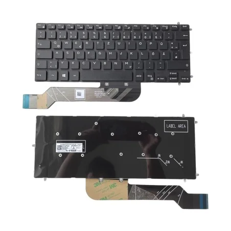GR German Keyboard 0G95CW PK131Q12A16 for Dell Inspiron 3480 3481 3482 3490 3493 5370 7370 7380 7460 7466 7467 7472 7560 7570...
