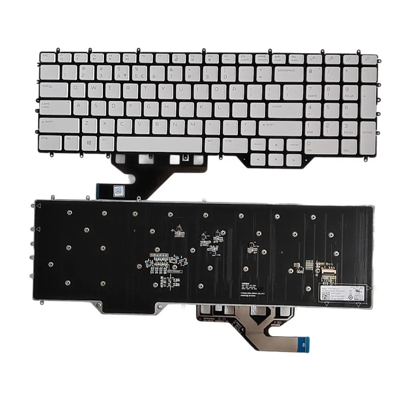 Clavier anglais US 0C5VV3 PK132VQ2D01 V185225BS2 pour Dell Alienware m17 R2 / R3 / R4 (Rétroéclairé RGB) Clavier anglais US 0C5VV3 PK132VQ2D01 V185225BS2 pour Dell Alienware m17 R2 / R3 / R4 (Rétroéclairé RGB)
