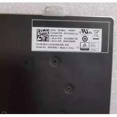 Clavier NE nordique suédois finlandais norvégien danois 0RJMV2 PK132UG3C24 SG-A2550-79A SN4291BL1 pour Dell Latitude 7410 (Ré...