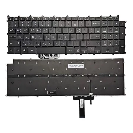 Clavier coréen SN8003B pour LG gram 17Z90P – Disposition OEM KR
