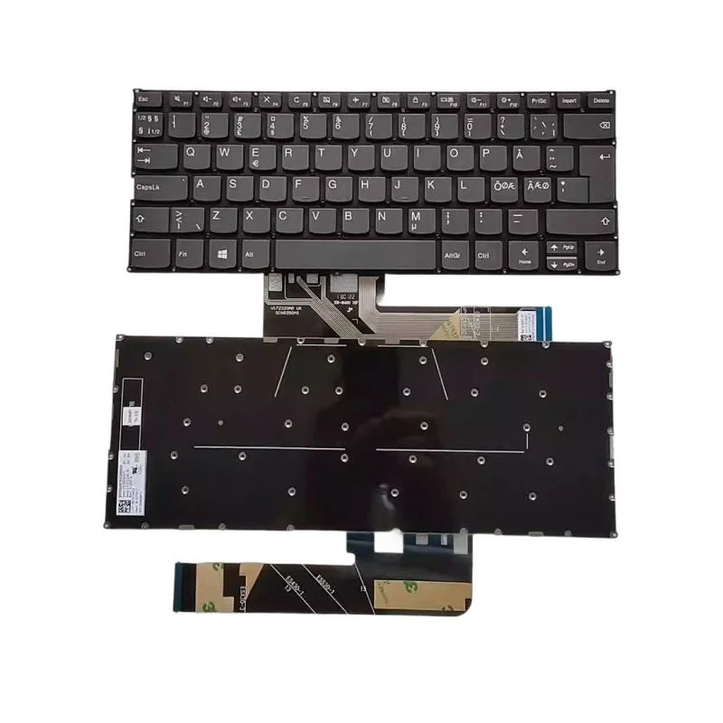 Clavier NE nordique suédois finlandais norvégien danois SN20Q40672 V172320AK1-NE PK131714A18 pour Lenovo Yoga 530-14IKB / 530-14ARR Clavier NE nordique suédois finlandais norvégien danois SN20Q40672 V172320AK1-NE PK131714A18 pour Lenovo Yoga 530-14IKB / 530-14ARR