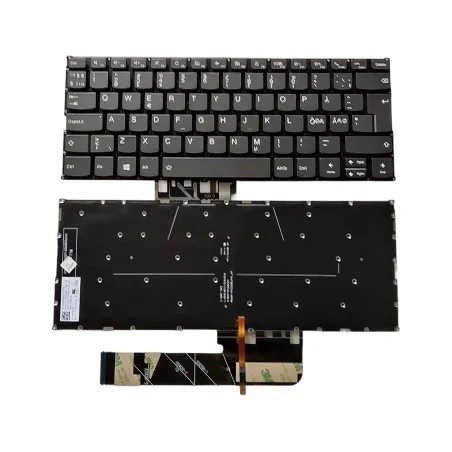 NE Nordic Swedish Finnish Norwegian Danish Keyboard SN20U63286 V172320BK2-NE PD4SB-NE for Lenovo Yoga 530-14IKB / 530-14ARR (...