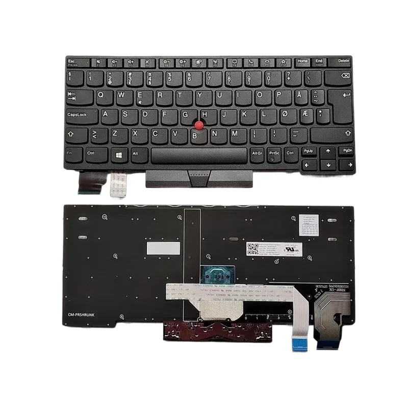 Clavier norvégien NO 5N20V43309 2H-ABF pour Lenovo ThinkPad X280 / A285 / X390 / X395 Clavier norvégien NO 5N20V43309 2H-ABF pour Lenovo ThinkPad X280 / A285 / X390 / X395