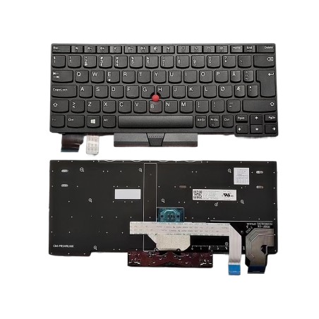 Tastiera norvegese NO 5N20V43309 2H-ABF per Lenovo ThinkPad X280 / A285 / X390 / X395 €29.50