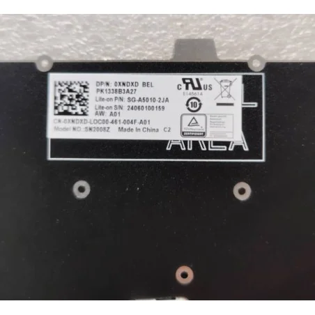 BE French Keyboard 0XNDXD SG-A5010-2JA PK1338B3A27 for Dell Latitude 3120