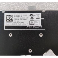 Clavier CF Français Canadien 0XCT1R SG-A5010-X3A PK1338B3A10 pour Dell Latitude 3120