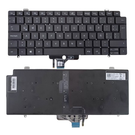 Clavier espagnol latino-américain LA 0P426V SG-A2540-29A PK132UG3B22 pour Dell Latitude 7410 2-en-1 (rétroéclairé) €23.50