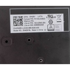 Clavier espagnol latino-américain LA 0P426V SG-A2540-29A PK132UG3B22 pour Dell Latitude 7410 2-en-1 (rétroéclairé)