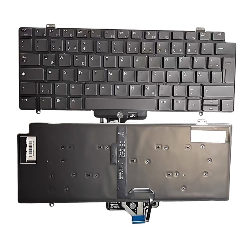 Clavier allemand GR 07X5R2 SG-A2560-2DA PK132VN3B16 pour Dell Latitude 7410 2-en-1 (rétroéclairé) Clavier allemand GR 07X5R2 SG-A2560-2DA PK132VN3B16 pour Dell Latitude 7410 2-en-1 (rétroéclairé)