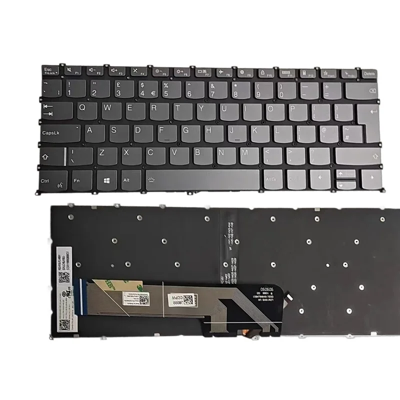 Clavier anglais UK SN20W85106 LCM19J1 pour Lenovo IdeaPad Flex 5-14ALC05 5-14ARE05 5-14IIL05 5-14ITL05