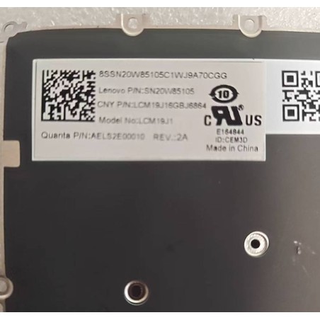 Tastiera inglese UK SN20W85106 LCM19J1 per Lenovo IdeaPad Flex 5-14ALC05 5-14ARE05 5-14IIL05 5-14ITL05