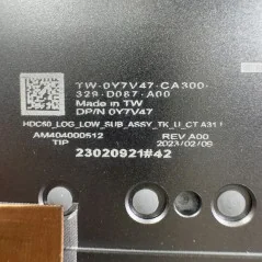 Scocca inferior 0Y7V47 AM404000512 per Dell Precision 16 7670 M7670 €62.50