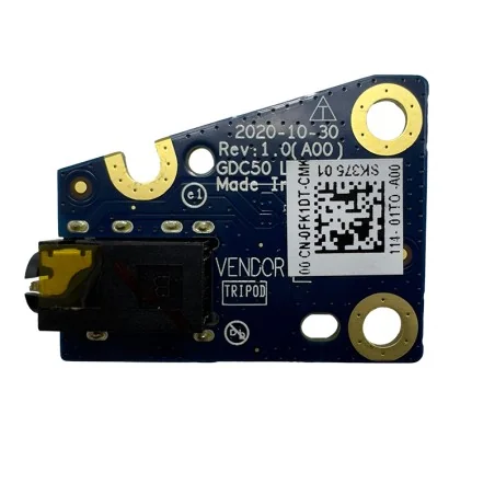 Carte I/O audio 0FK1DT LS-K375P pour Dell Latitude 7520