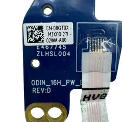 Power Button Board Flex Cable 08GT0X 450.0QC05.0011 for Dell Inspiron 16 Plus 7620 €16.50