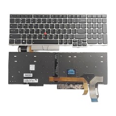 Teclado US Inglés 01YN660 SN20P35605 PK131672D00 para Lenovo ThinkPad E580 L580 L590 (Con retroiluminación) €29.90