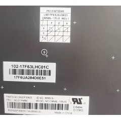 Teclado US Inglés 01YN660 SN20P35605 PK131672D00 para Lenovo ThinkPad E580 L580 L590 (Con retroiluminación)