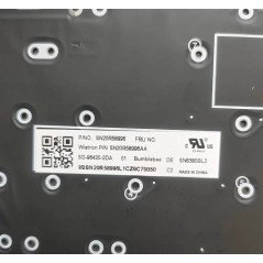 Clavier suisse SW SN20R58996 SG-96420-2DA SN8380BL2 pour Lenovo ThinkPad X280 A285 X390 20KF 20KE (rétroéclairé)