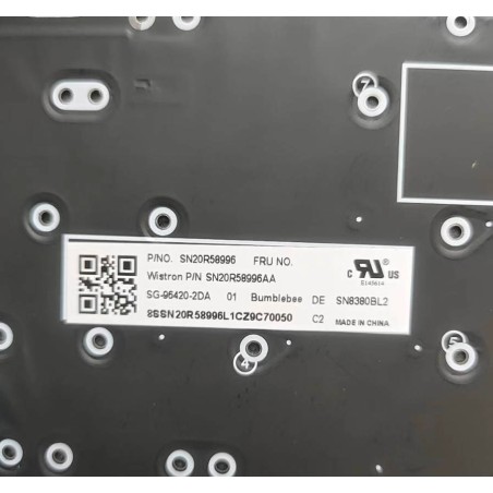Teclado suizo SW SN20R58996 SG-96420-2DA SN8380BL2 para Lenovo ThinkPad X280 A285 X390 20KF 20KE (con retroiluminación)