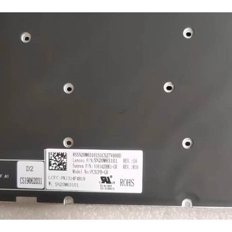 Tastiera tedesca GR SN20M63101 PK1314F4B19 V161420BK1-GR per Lenovo IdeaPad 320-15ABR 320-15IAP 320-15AST 320-15IKB 320-15ISK (retroilluminata)