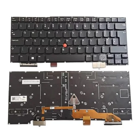 Englische Tastatur UK SN21K90086 SG-A3420-XBA für Lenovo ThinkPad X1 Carbon Gen 12 (mit Hintergrundbeleuchtung) €44.50