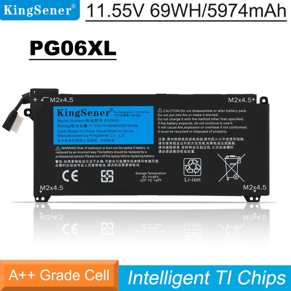 Batterie d’ordinateur portable PG06XL pour HP Omen 15-DH Series (69Wh, 11.55V) – Remplacement pour HSTNN-DB9F L48431-2C1 L48497-005 Batterie d’ordinateur portable PG06XL pour HP Omen 15-DH Series (69Wh, 11.55V) – Remplacement pour HSTNN-DB9F L48431-2C1 L48497-005
