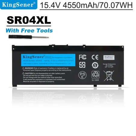 Batteria SR04XL per HP OMEN 15-CE, 15-CB (15-CE015DX, 15-CB014ur, TPN-Q193, TPN-Q194, TPN-C133) €34.95