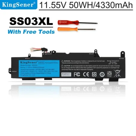 Batteria SS03XL per HP EliteBook 730/735/740/745/755/830/840 G5 e G6, ZBook 14U G5/G6 (932823-421, 933321-852, HSN-I13C-4) €3...