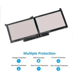 Batería de Repuesto F3YGT para Dell Latitude 12, 13, 14 – 60Wh Li-ion €33.85